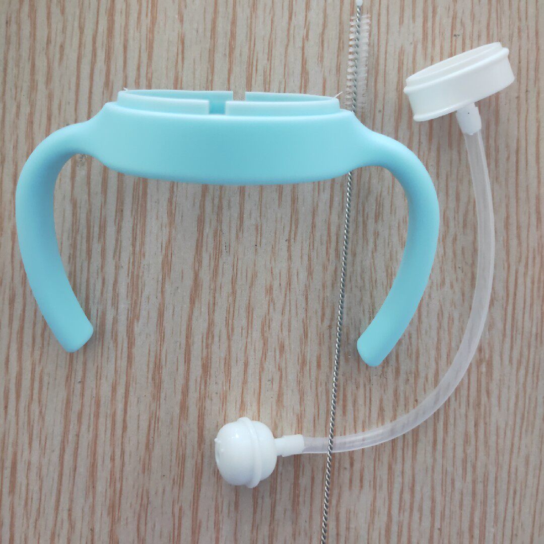 Xiruitong suitable for wide-mouth soft handle Pigeon oval-shaped second generation 240mlppsu glass feeding bottle