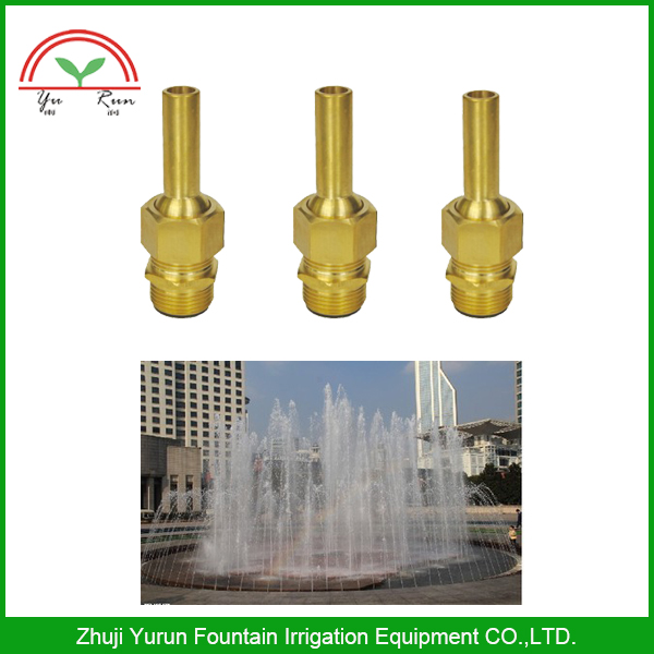 All copper hexagonal outer filament direct current straight - straight nozzle water landscape garden direct spray head outer filament direct current