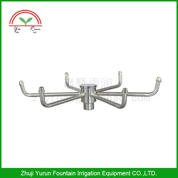 Stainless steel crab claw orchid nozzle Fengshui car rotating nozzle Waterscape rockery fountain nozzle