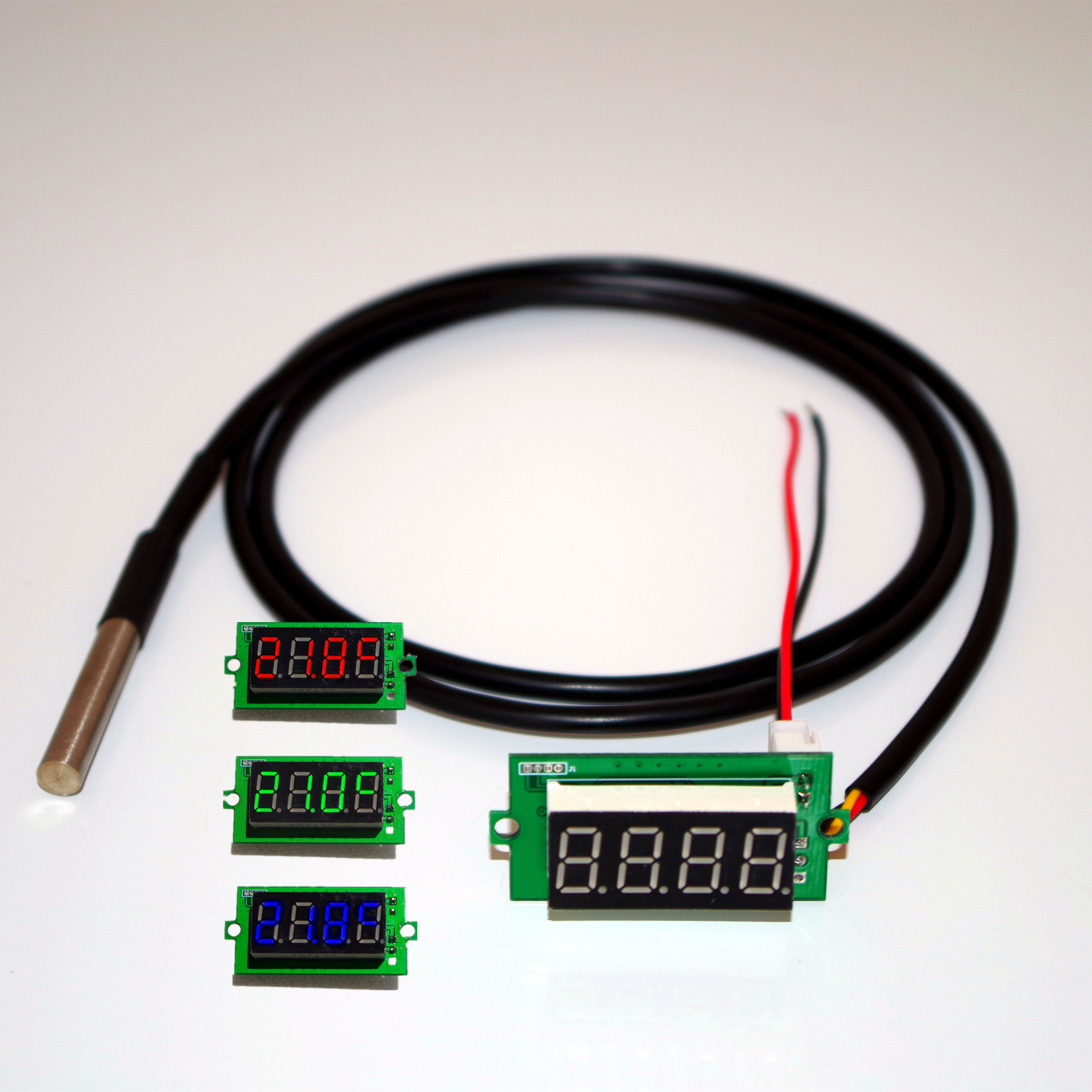 Manufacturer direct sales high precision DS18B20 digital thermometer thermometers waterproof monitor with temperature character