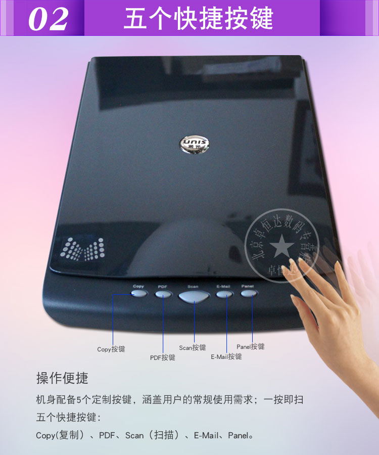 Violet Scanner D4800 Trình quét tệp ảnh 10 giây Sản phẩm Lưu lượng tốc độ quét - Máy quét