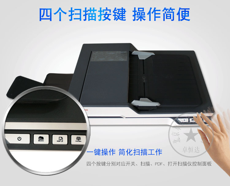 Founder Scanner S5500 50 trang / 100 khuôn mặt / phút Sản phẩm mới hai mặt tốc độ cao - Máy quét