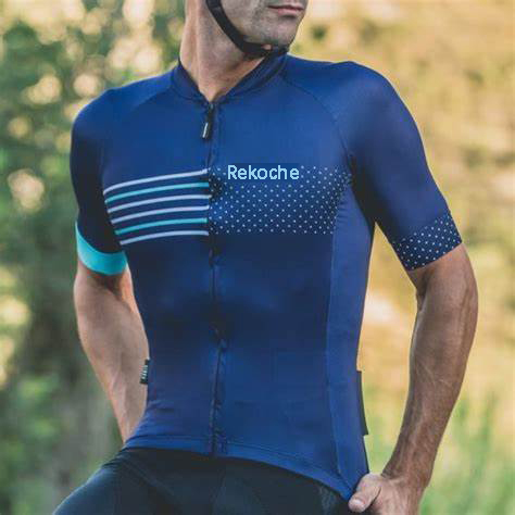 Rekoche summer breathable speed dry short sleeves men and women cycling clothes bag mountaineering bicycle clothes silicone cushion