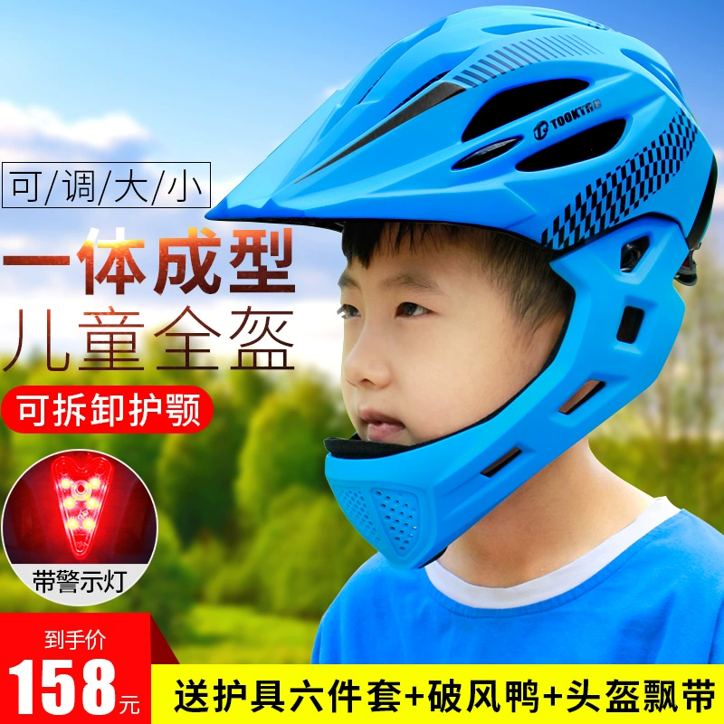 Cân bằng xe đạp mũ bảo hiểm trẻ em đầy đủ mũ bảo hiểm cưỡi thiết bị bảo vệ xe tay ga xe đạp mũ an toàn đầy đủ thiết bị bảo vệ - Smart Scooter
