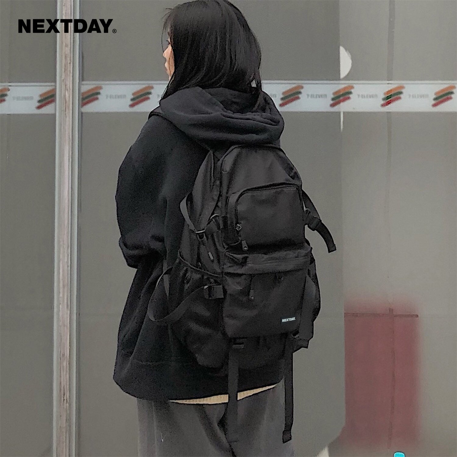 NextDAY Double Shoulder Pack Men Capacity in Japanese Trend Backpack Backpack Female Daylight Avenue