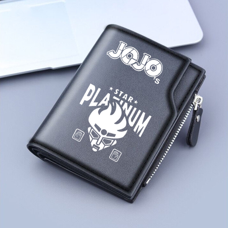 jojo的奇妙冒险零钱包动漫周边PU皮夹子二次元卡包卡通男女学生