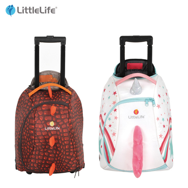 British LittleLife ກໍລະນີລໍ້ເດັກນ້ອຍຮູບສັດ 3D ຮູບຮ່າງງາມ outing suitcase ນັກສຶກສາ luggage