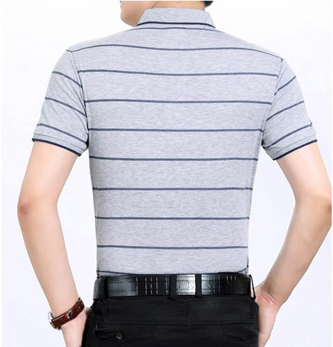 Mùa hè 2018 áo thun nam tay ngắn trung niên 40-50 tuổi cotton trung niên cộng với size đất bố Áo phông nam hàng hiệu