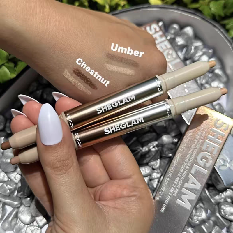 Little Monkey's Same Style Sheglam Contouring Highlighter Pen Nose Bridge Contour Shadow Umber # Buff