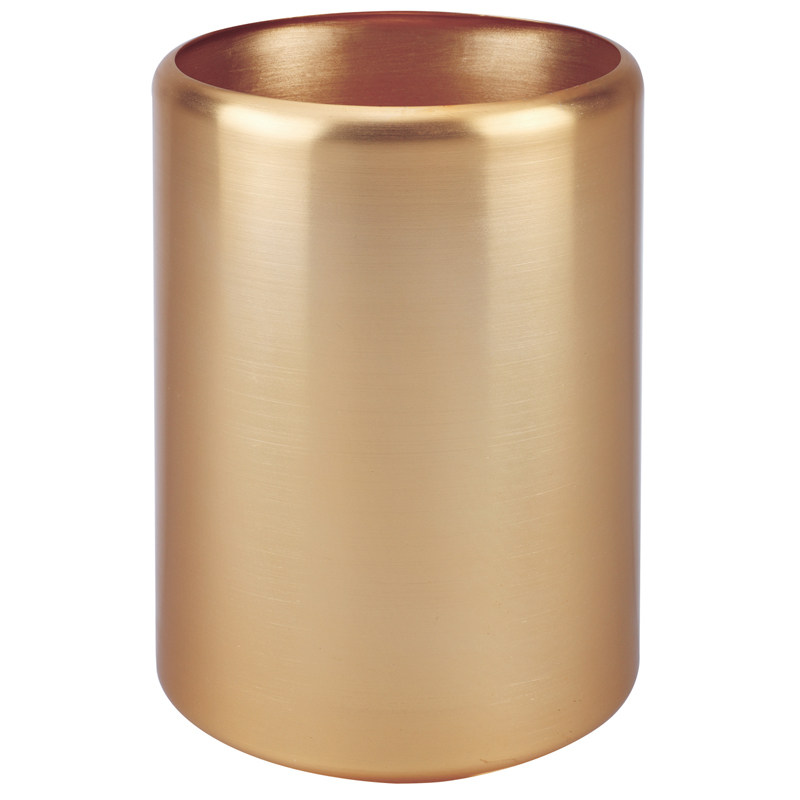 Southern Small Aluminum Alloy Round Room Bucket Household Waste Can Creative Single-Floor Living Room Accommodation