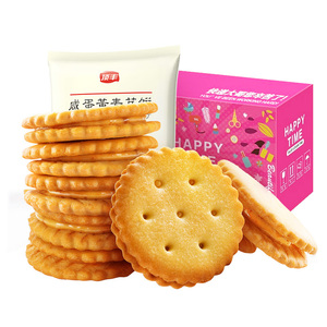 吃货快抢！顶丰咸蛋黄麦芽饼干530g
