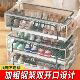 Steel Frame Shoe Storage Box, Transparent Dust-Proof Shoe Box, No Installation Required, Under-Bed Clothing Organizer, Foldable Shoe Rack, Shoe Cabinet