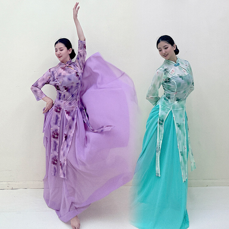 🔥 Classical charm, dancing with confidence! chinese-style cheongsam ...