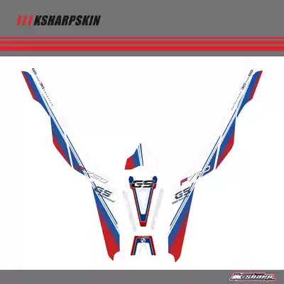 BMW BMW F800GS F650GS F750GS 3M color fuel tank sticker stereo fuel tank Fishbone sticker