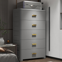 Household storage cabinet locker plastic snack cabinet drawer-type bedroom baby wardrobe childrens locker with wheels