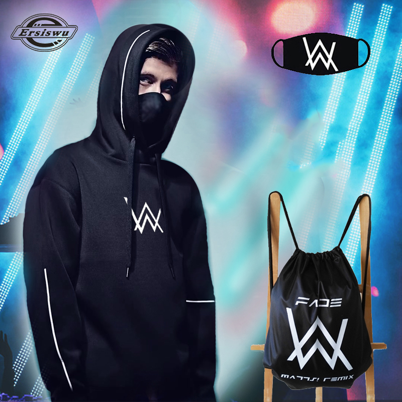 Alan Walker Same Style Hoodie Sweatshirt Autumn and Winter Thick Hooded Clothing Youth Men's Set Alan Walker Same Style Hoodie Sweatshirt Autumn and Winter Thick Hooded Clothing Youth Men's Set