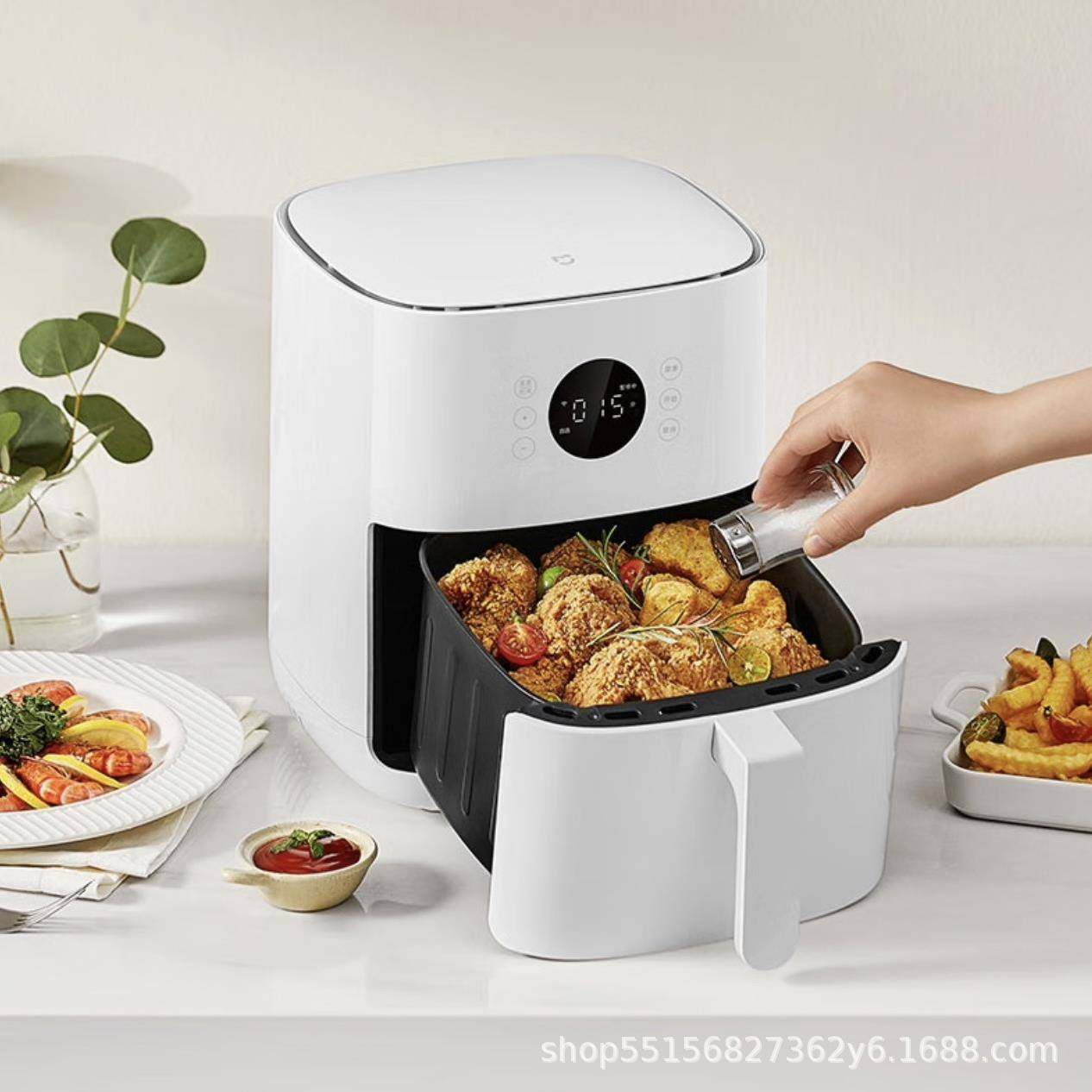 Xiaomi Mijia Smart Air Fryer 4.5L Household Automatic Large Capacity Oil-Free Electric Fryer French Fries Maker