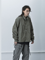 LIMPIDOCULUS (LIMS) 20AW two-tone tactical crash pocket texture loose nylon jacket jacket