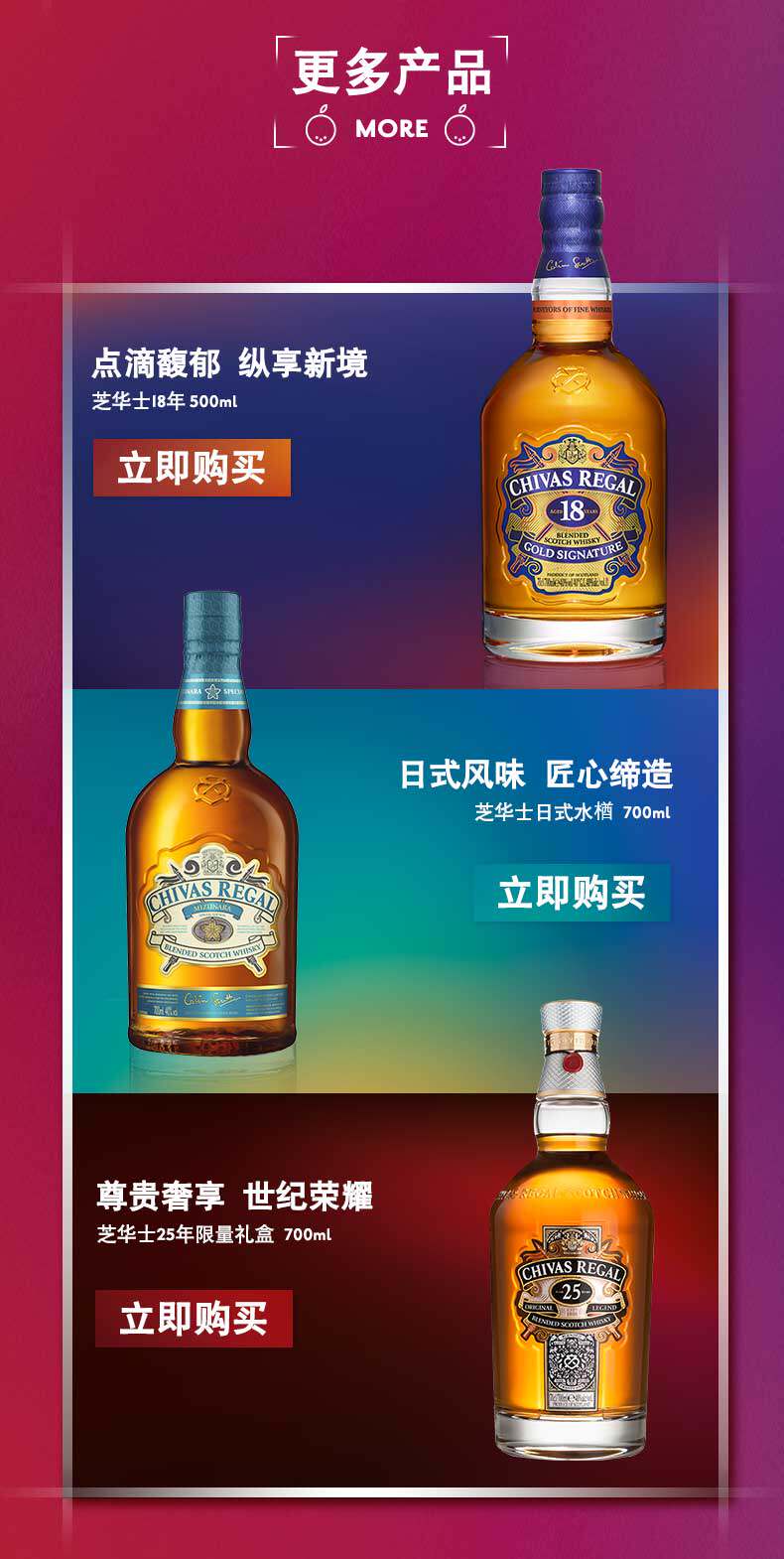 英国原装进口 芝华士 Chivas 12年 苏格兰威士忌 500ml*2瓶 图7