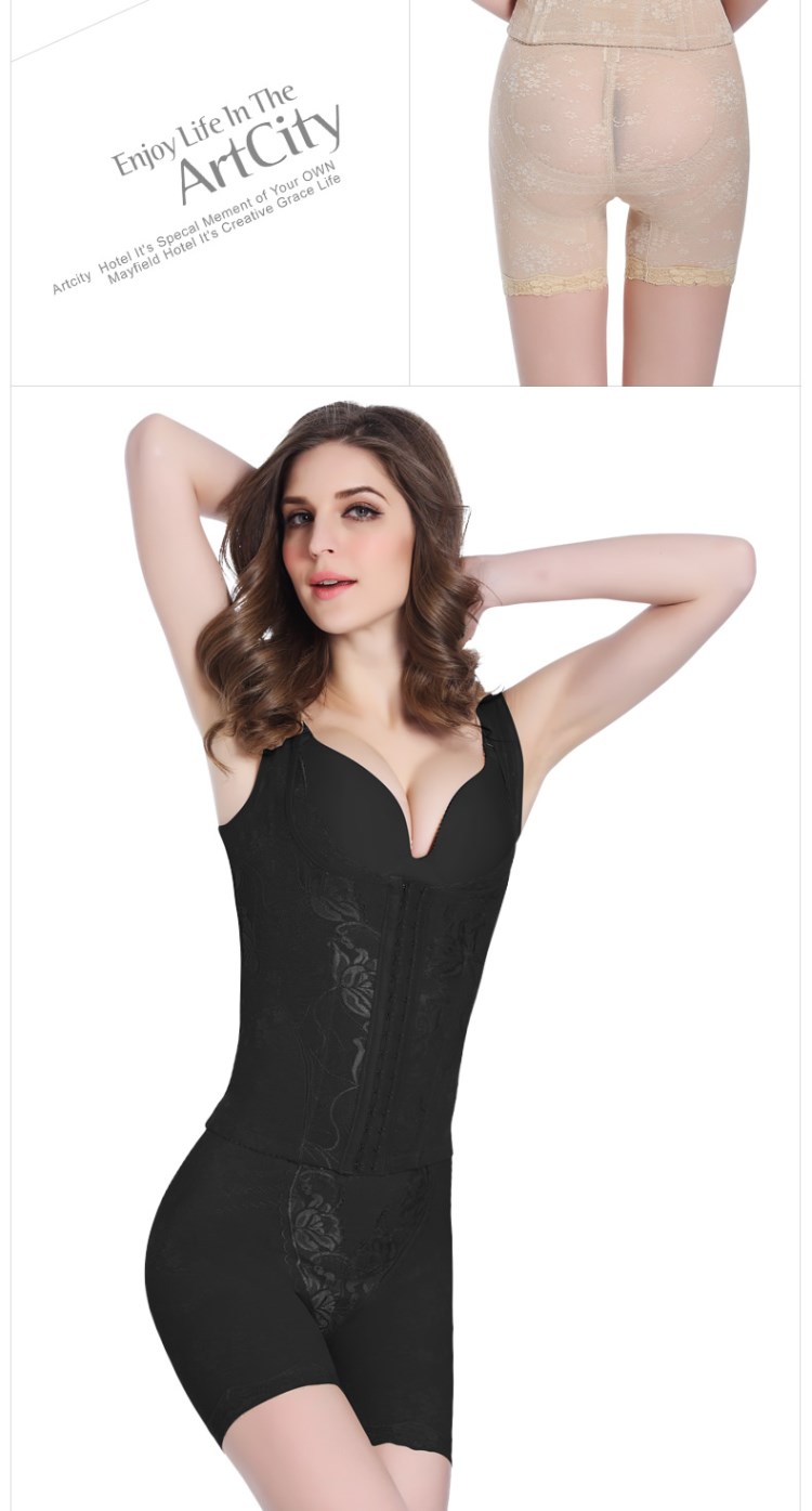 Bụng sau sinh set hai mảnh giảm béo corset chia đôi cho con bú đồ lót định hình hông đồ lót