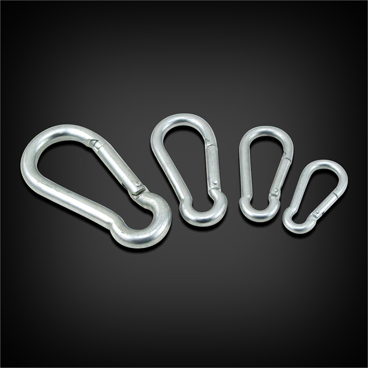 Climbing buckle Mountaineering d type buckle Quick hanging opening ring Insurance connection hanging buckle iron chain ultra-connection chain buckle load bearing multifunction