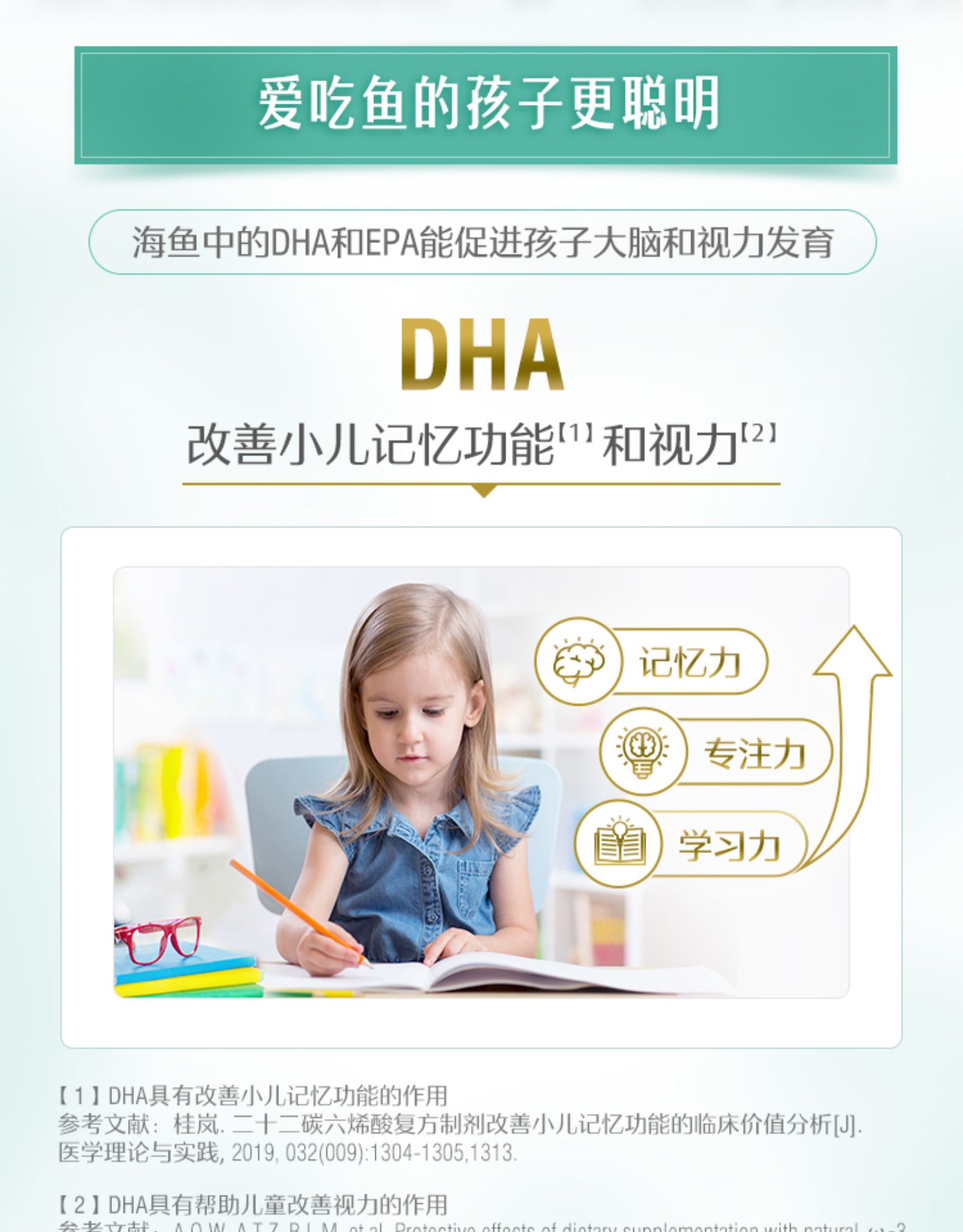 斯维诗Swisse儿童鱼油DHA IQ豆