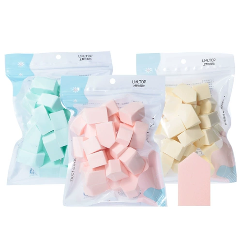 Одноразовая алмазная губка для макияжа порошковые папсы мелкие кусочки без еды порошка, яйца для макияжа, а не съесть порошок фиксированный макияж, подлинные яйца для макияжа