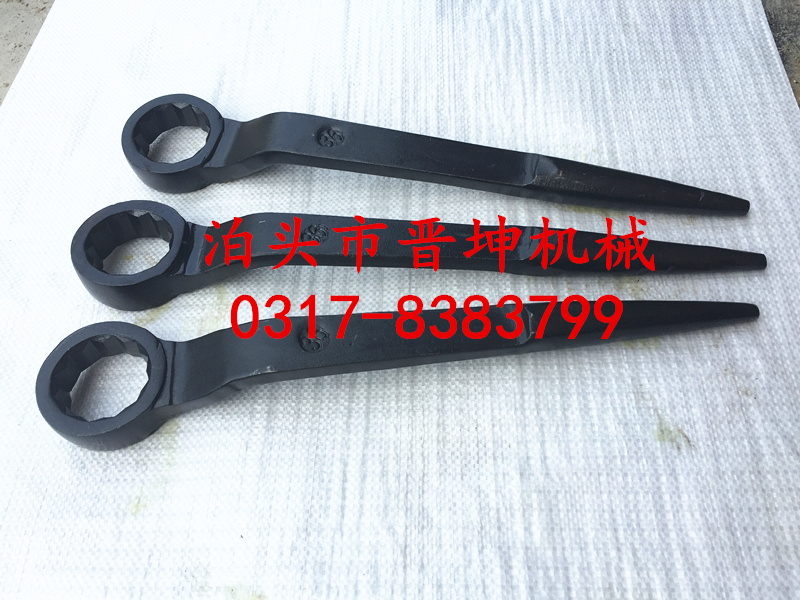 Single head taper handle pointed tail crowbar long tail plum blossom wrench 24 27 30 32 34 36 38 4146505560