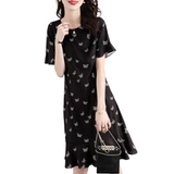 Экспорт иностранной торговли французская итальянская женская одежда крупная бренда бренда снятие кабинета скидка баланс одно единственное платье с рыбным хвостом