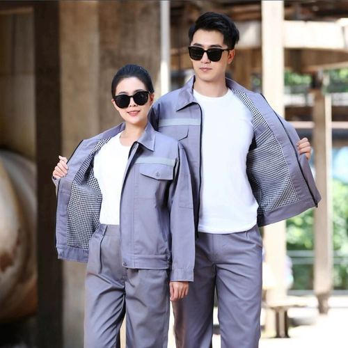 Демисезонный лонгслив, износостойкий хлопковый комплект для работы, делается под заказ