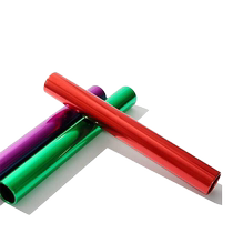 Aluminum alloy plastic red and white childrens relay baton for track and field competitions kindergarten sponge sports props