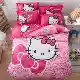 Hello Kitty ba hoặc bốn bộ phim hoạt hình công chúa gió kitty bốn bộ chăn ga trải giường trẻ em