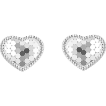 Chao Acer Platinum Earrings Platinum PT950 Love Mirror Gold Dragon Scale CNC Chinese Valentines Day Gift Labor Cost 300
