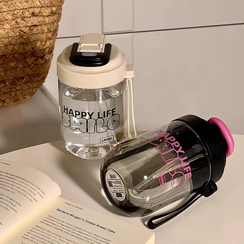 Пластиковая трубочка, высококачественный портативный летний стакан со стаканом