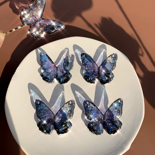 Японский сиреневый аксессуар, китайская шпилька ручной работы, серьги, аксессуары, DIY