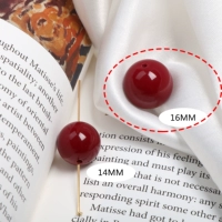 123#(113) винно-красный 16мм 1 шт.