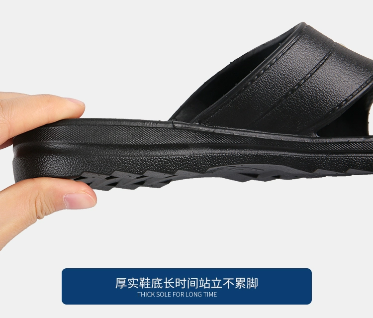 Dép chống tĩnh điện Dép pu chống tĩnh điện Dép SPU đen chống tĩnh điện Dép chống bụi giày chống tĩnh điện dép chống tĩnh điện esd