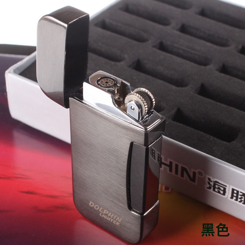 Sáng tạo bơm hơi gió nhẹ Minghuo thẳng vào ngọn lửa đôi chuyển đổi mạ chải cá tính siêu mỏng quẹt khò