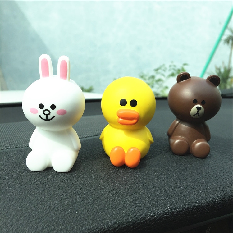 Dễ thương phim hoạt hình xe điều hòa không khí cửa ra nước hoa clip hương liệu tinh dầu trang trí nội thất tự động cung cấp đồ trang trí trang trí xe ô tô