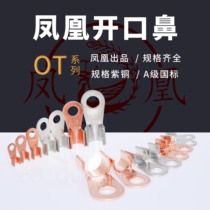 Phoenix open copper nose OT-60A 80A 100A 250A 300A national standard copper grounding equipment wire ear