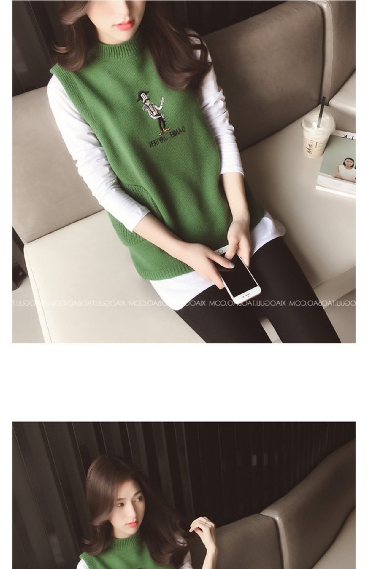 Mùa thu 2018 của phụ nữ mới thêu Hàn Quốc hoang dã mỏng vest vest lỏng áo len áo len thủy triều shop thời trang nữ