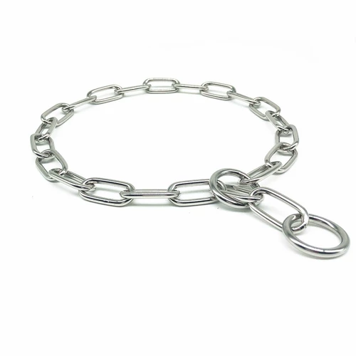 Краткое кольцо с собакой с собакой с головокружительностью из нержавеющей стали.