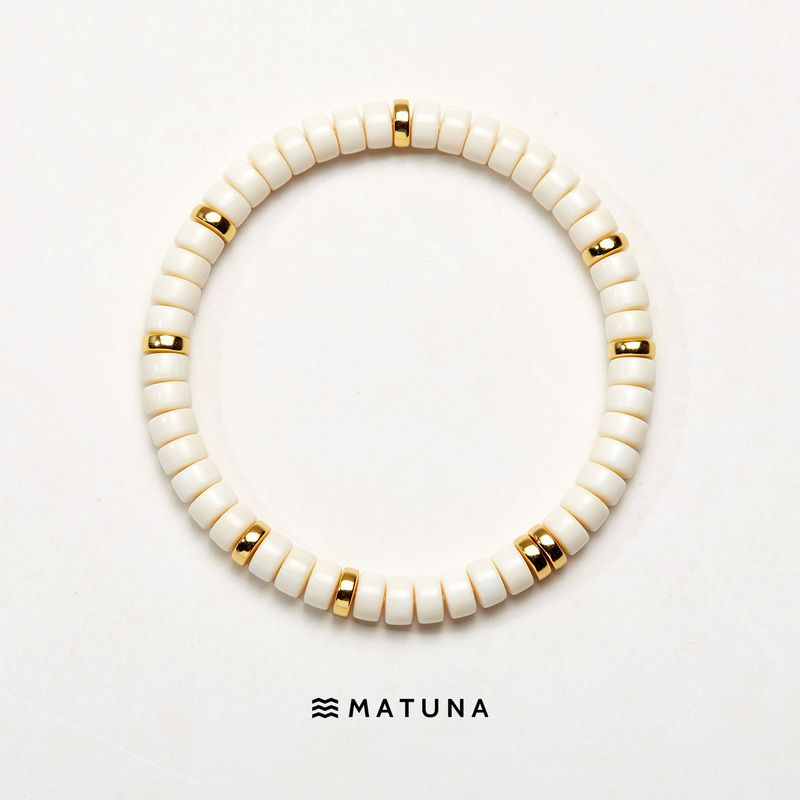 M60 Warm White Ice Material Matuna Natural Mammoth Ivory Bracelet Silver Gold-Plated with Beads Full of Meaty Texture and Oily Luster for Cultural Play and Appreciation M60 Warm White Ice Material Matuna Natural Mammoth Ivory Bracelet Silver Gold-Plated with Beads Full of Meaty Texture and Oily Luster for Cultural Play and Appreciation