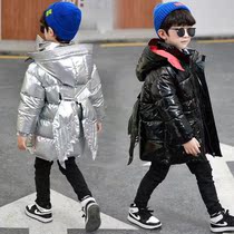 boys down cotton clothes autumn winter 2021 childrens clothing Korean style new cotton coat thickened childrens cotton trendy