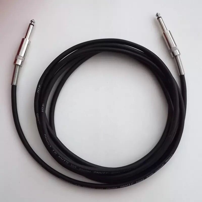 Large two-core to large two-core unbalanced instrument line TS to TS for musical instruments