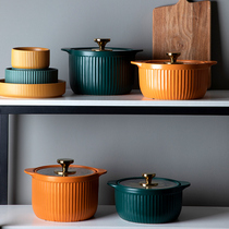 Yayi Show Casserole Saucepan Soup Domestic Gas Saucepan Nordic Ceramic Pan Stew Soup Gas Cooker Special Stockpot Saucepan Soup Pan