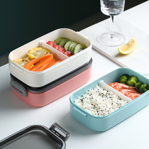 304 Stainless Steel Insulated Lunch Box Office Worker Separated Type No-String Taste Students Large Capacity With Handle Portable Meal Kit