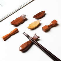 Log Chopsticks Rack Solid Wood Chopsticks Tot Home Day Style Material Shop Creative Minimalist Chopsticks Pillow Chopsticks Rack Cutlery Items