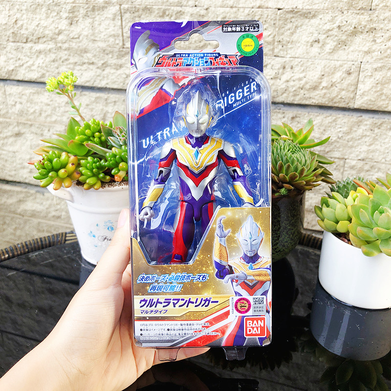 Bandai, Ultra, Ultraman Tiga, harakatlanuvchi minifigura, qo'g'irchoq, kuchli o'yinchoq