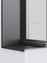 One-piece aluminum alloy double-pack dumb mouth cover kitchen cover balcony cover aluminum alloy single-pack cover window cover entry door cover